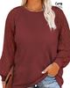 Picture of CURVY GIRL LACE SLEEVE KNIT TO
